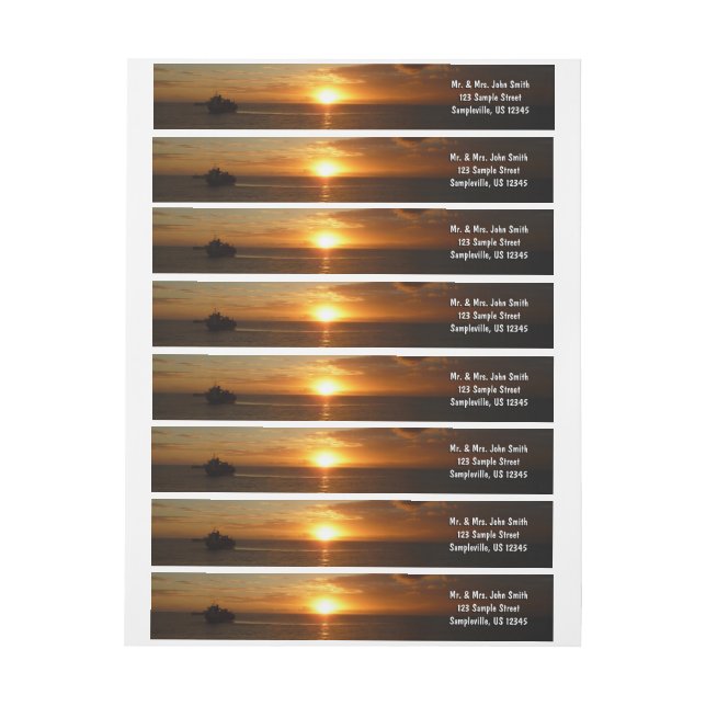 Sonnenuntergang in der tropischen Seenlandschaft S (Bogen)