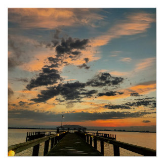 Sonnenuntergang in Florida Poster