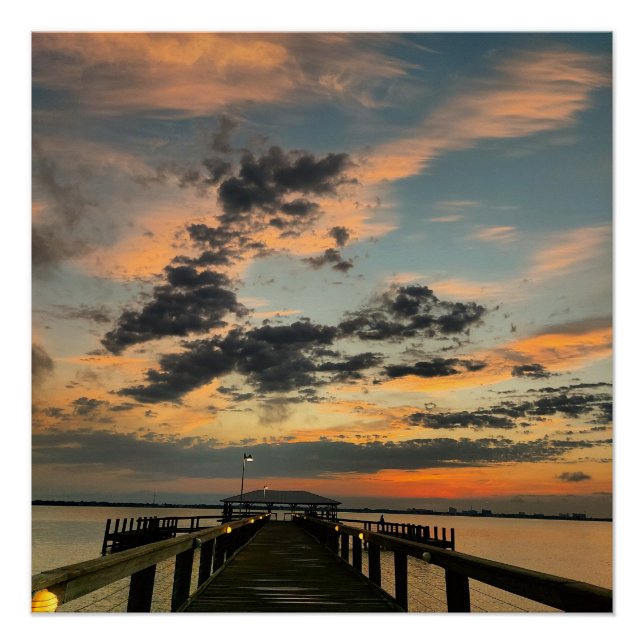 Sonnenuntergang in Florida Poster (Vorderseite)