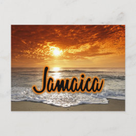 Sonnenuntergang in Jamaika Postkarte