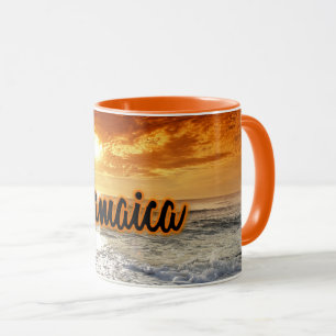 Sonnenuntergang in Jamaika Tasse