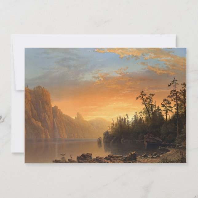 Sonnenuntergang in Kalifornien | Albert Bierstadt (Vorderseite)