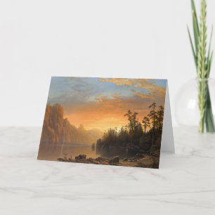 Sonnenuntergang in Kalifornien   Albert Bierstadt Karte