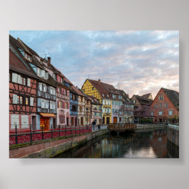 Sonnenuntergang in Little Venice Colmar Poster