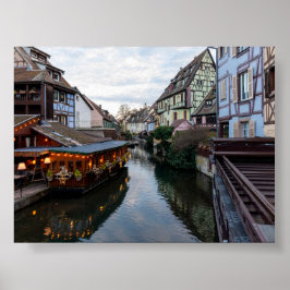 Sonnenuntergang in Little Venice Colmar Poster