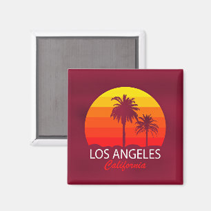 Sonnenuntergang in Los Angeles, Kalifornien Magnet