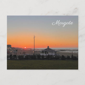 Sonnenuntergang in Margate Postkarte