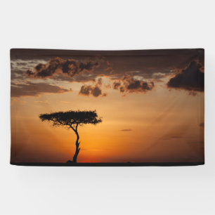 Sonnenuntergang in Masai Mara Banner