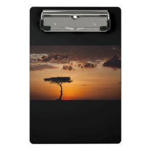 Sonnenuntergang in Masai Mara Mini Klemmbrett