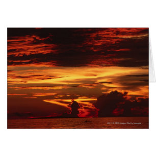 Sonnenuntergang in Meer