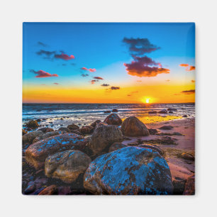 Sonnenuntergang in Meer Magnet