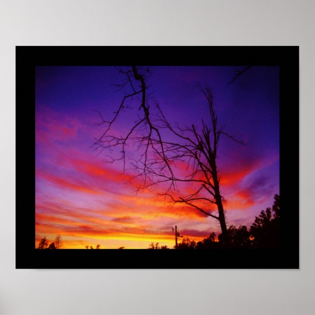Sonnenuntergang in Missouri Poster (Vorne)