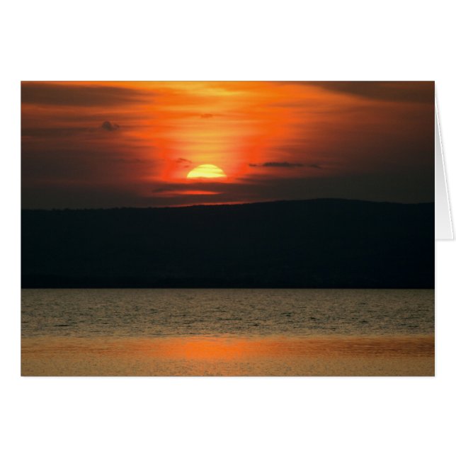 Sonnenuntergang in Neusiedlersee (Vorderseite (Horizontal))