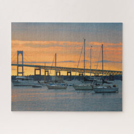 Sonnenuntergang in Newport, RI - Puzzlespiel