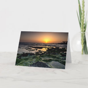 Sonnenuntergang in Paphos, Zypern (2512) Karte