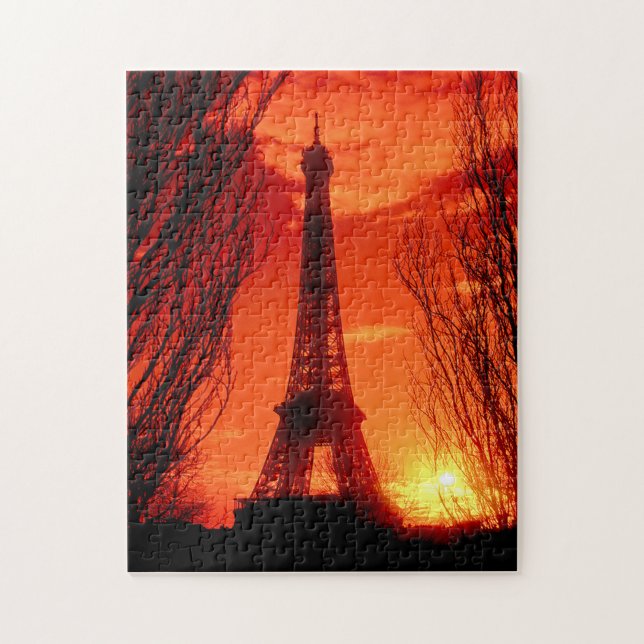 Sonnenuntergang in Paris (Vertikal)