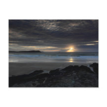 Sonnenuntergang in Polzeath