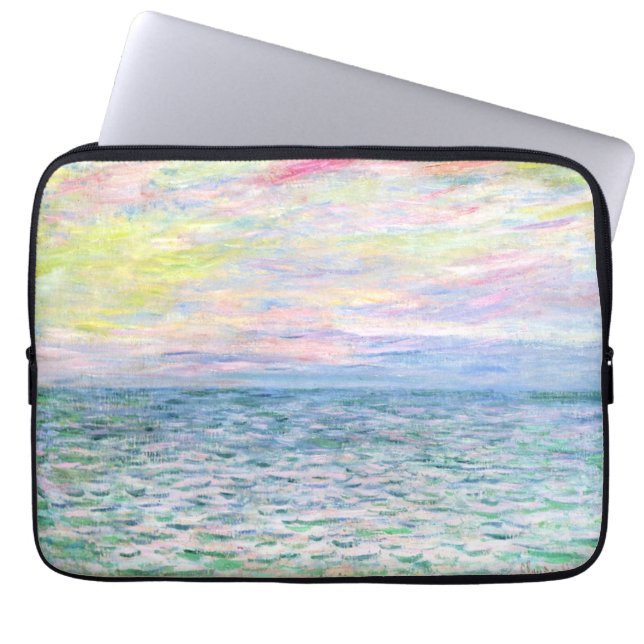 Sonnenuntergang in Pourville durch Monet Laptopschutzhülle (Vorderseite)