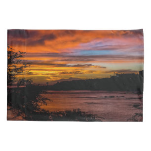 Sonnenuntergang in Praia, Kap Verde Kissenbezug