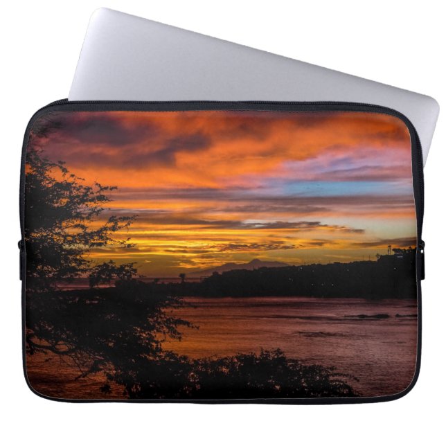 Sonnenuntergang in Praia, Kap Verde Laptopschutzhülle (Vorderseite)