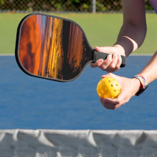Sonnenuntergang in Praia, Kap Verde Pickleball Schläger