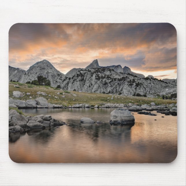 Sonnenuntergang in Pyramid See Mousepad (Vorne)