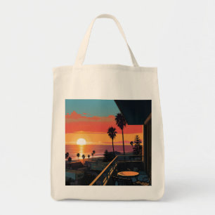 SONNENUNTERGANG IN SANTA MONICA #1 TRAGETASCHE