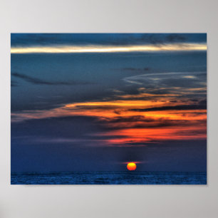 Sonnenuntergang in St. Petersburg Beach, Florida Poster