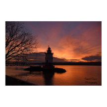 Sonnenuntergang in Tarrytown Poster