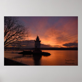 Sonnenuntergang in Tarrytown Poster
