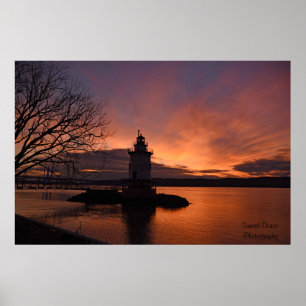 Sonnenuntergang in Tarrytown Poster