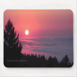 Sonnenuntergang in Trinity County, Kalifornien Mousepad