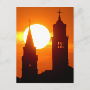 Sonnenuntergang in Venedig Postkarte