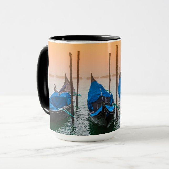 Sonnenuntergang in Venedig Tasse (Vorderseite Links)