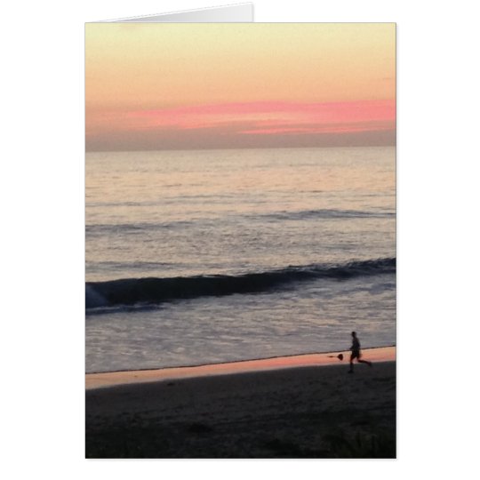Sonnenuntergang-inspirierend Karte