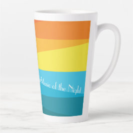 Sonnenuntergang ist die Eröffnungsmusik der Nacht Milchtasse