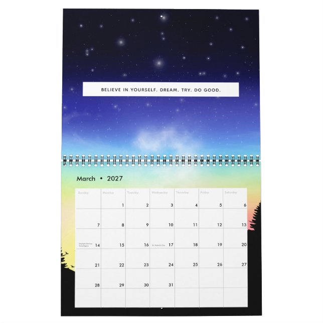 Sonnenuntergang Kalender (Mär 2027)