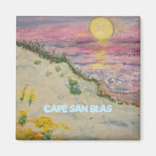 Sonnenuntergang Kap-Sans Blas Magnet