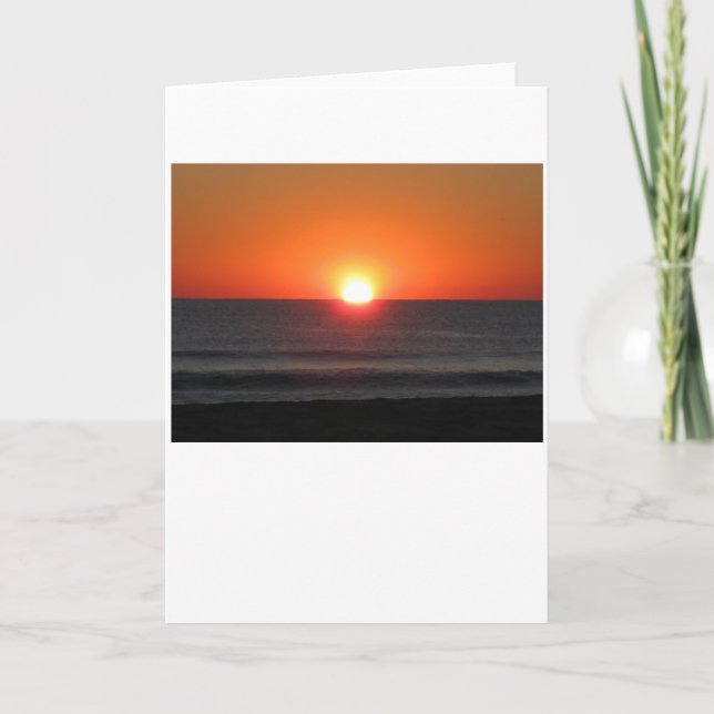 Sonnenuntergang, Karte (Vorderseite)