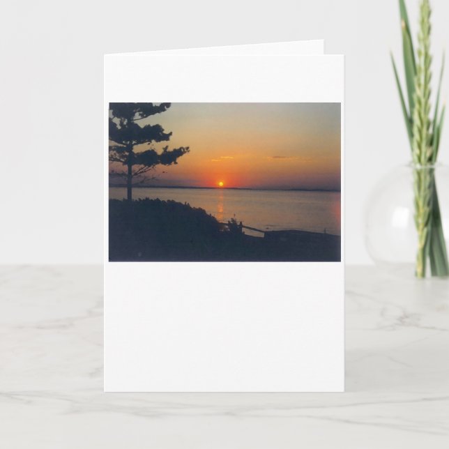 Sonnenuntergang, Karte (Vorderseite)
