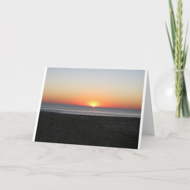 Sonnenuntergang, Karte (Vorderseite)