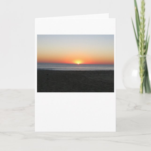 Sonnenuntergang, Karte (Vorderseite)