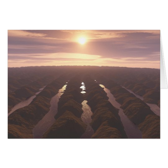 Sonnenuntergang Karte