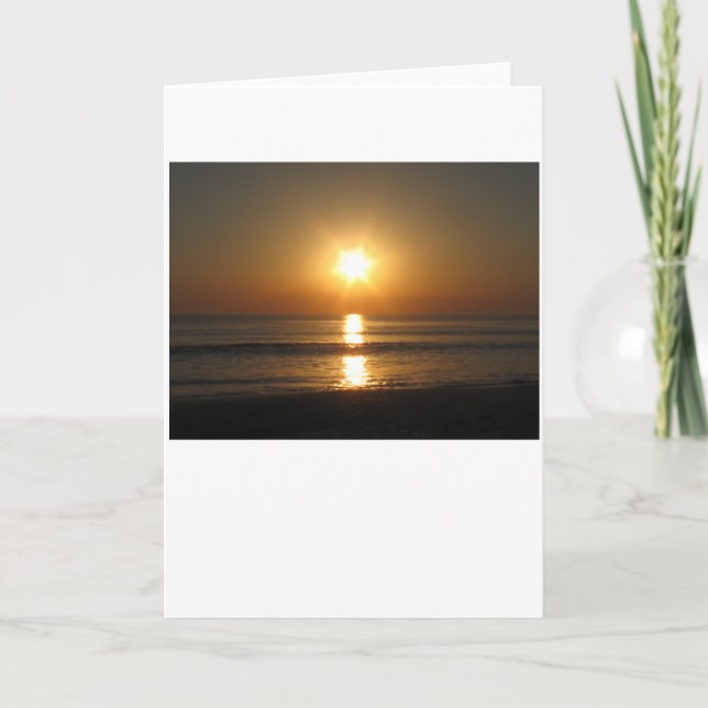 Sonnenuntergang, Karte (Vorderseite)