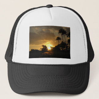 Sonnenuntergang Kauais, Hawaii Truckerkappe