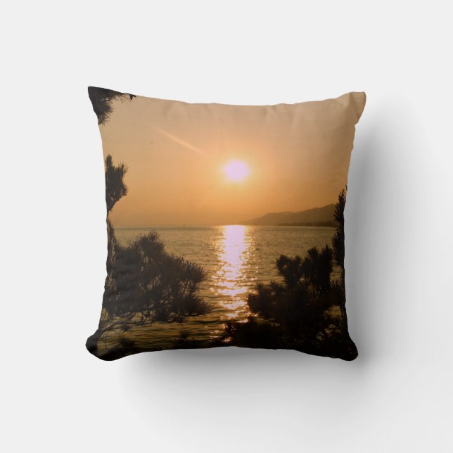 Sonnenuntergang  Kissen (Vorderseite)