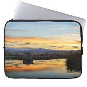 Sonnenuntergang Lagunas Nimez, EL Calafate, Laptopschutzhülle