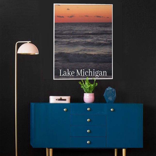 Sonnenuntergang, Lake Michigan Poster (Von Creator hochgeladen)