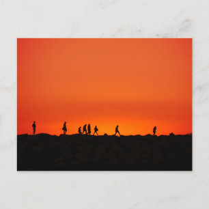 Sonnenuntergang Landschaft Kunstfotografie Postkarte