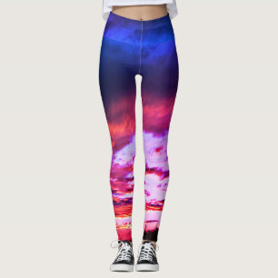 Sonnenuntergang-Laufgamaschen Leggings
